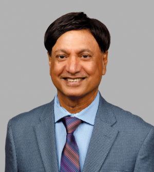 A headshot of Dr. D'Souza